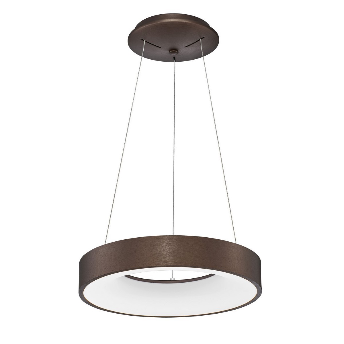 Piękna lampa Luces Exclusivas TOME SMART LE41530 - kolor lampy - brązowy szczotkowany, materiał - aluminium/akryl