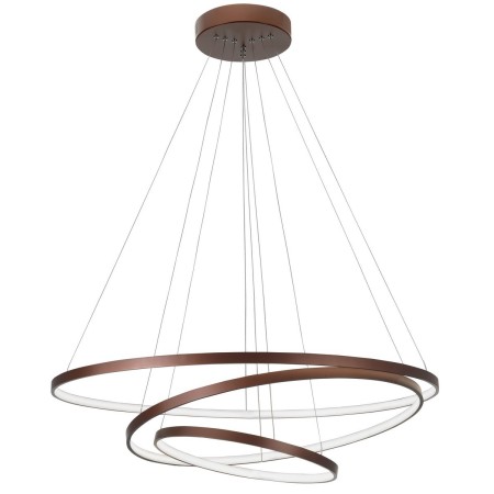 Niepowtarzalna lampa Luces Exclusivas BANDA LE41589 - kolor lampy - brązowy, materiał - aluminium