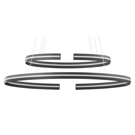 Niepowtarzalna lampa Luces Exclusivas BELLO LE41595 - kolor lampy - czarny mat, materiał - aluminium/akryl