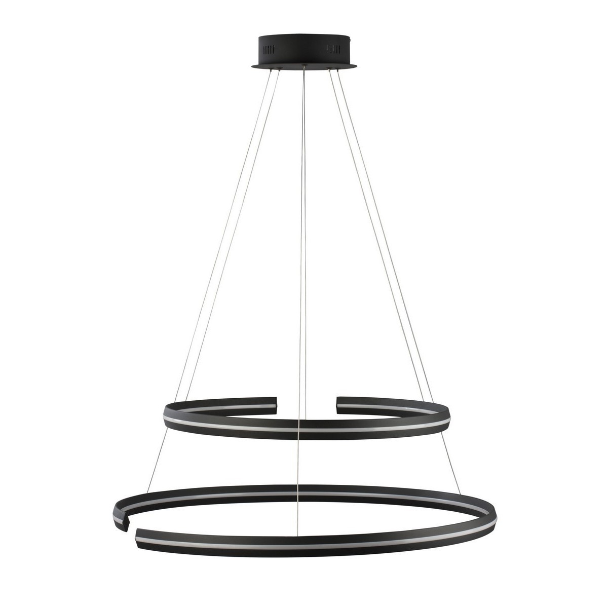 Niecodzienna lampa Luces Exclusivas BELLO LE41596 - kolor lampy - czarny mat, materiał - aluminium/akryl