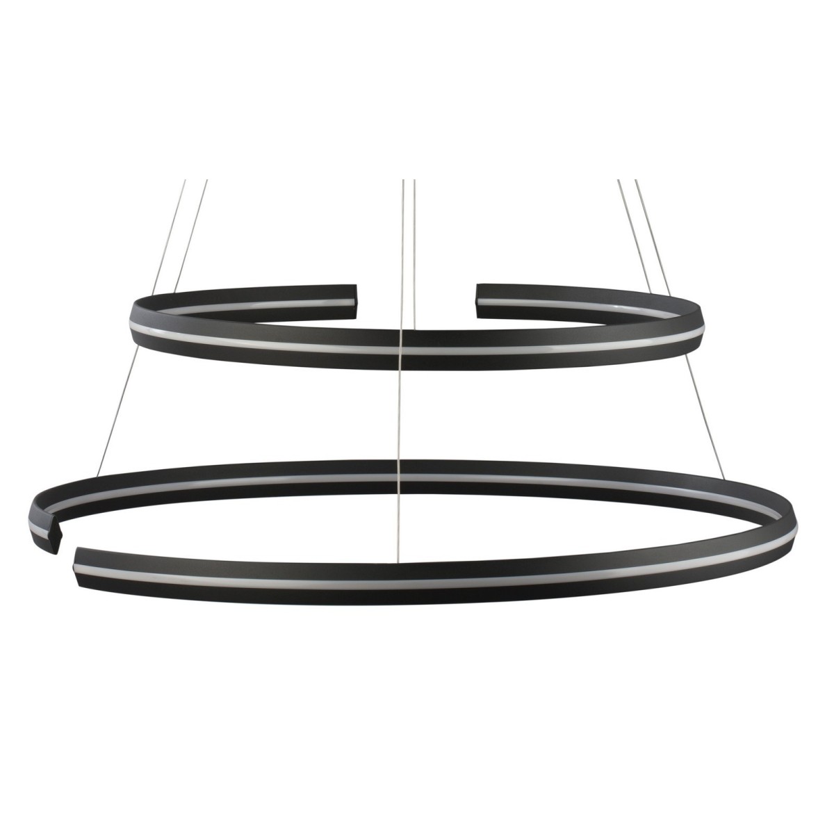 Niecodzienna lampa Luces Exclusivas BELLO LE41596 - kolor lampy - czarny mat, materiał - aluminium/akryl