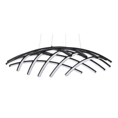 Stylowa lampa Luces Exclusivas CATIA LE41599 - kolor lampy - czarny, materiał - aluminium/akryl