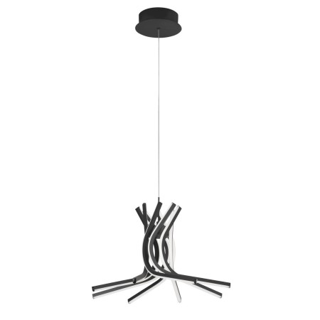 Niecodzienna lampa Luces Exclusivas CEUTA LE41602 - kolor lampy - czarny mat, materiał - aluminium/akryl