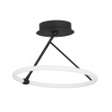 Stylowa lampa Luces Exclusivas CINCO LE41605 - kolor lampy - czarny, materiał - aluminium/akryl