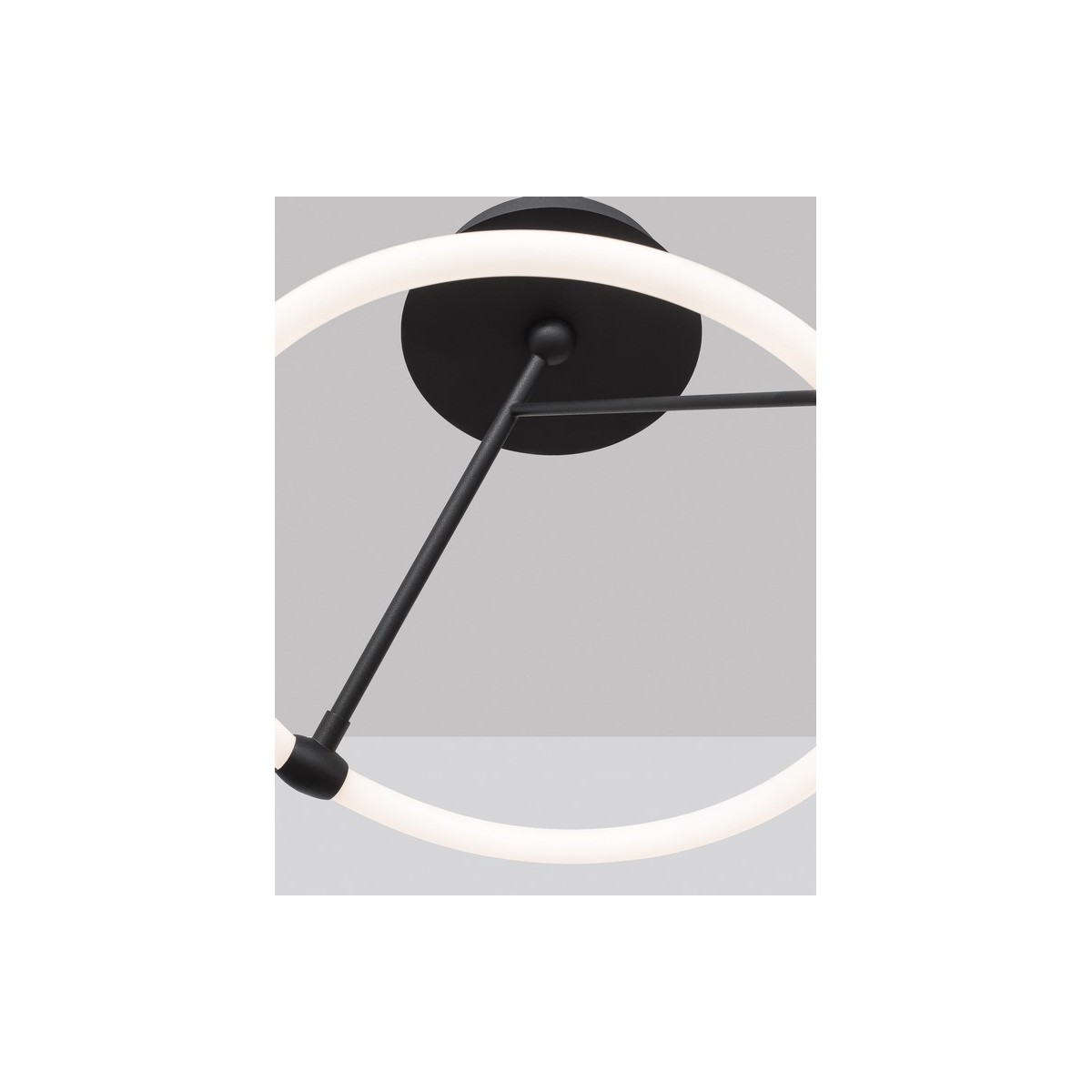 Stylowa lampa Luces Exclusivas CINCO LE41605 - kolor lampy - czarny, materiał - aluminium/akryl