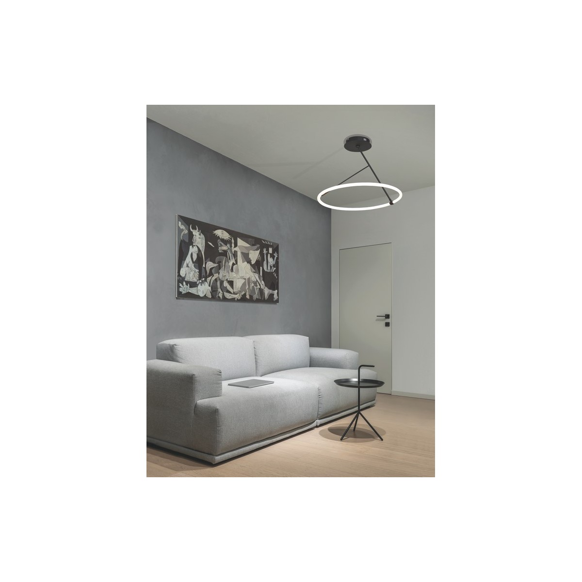Stylowa lampa Luces Exclusivas CINCO LE41605 - kolor lampy - czarny, materiał - aluminium/akryl