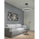 Stylowa lampa Luces Exclusivas CINCO LE41605 - kolor lampy - czarny, materiał - aluminium/akryl