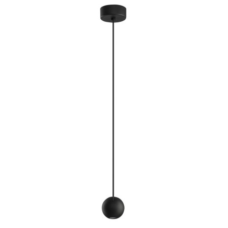 Niecodzienna lampa Luces Exclusivas ECIJA LE41614 - kolor lampy - czarny, materiał - aluminium/tkanina