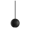 Niecodzienna lampa Luces Exclusivas ECIJA LE41614 - kolor lampy - czarny, materiał - aluminium/tkanina