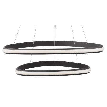 Niecodzienna lampa Luces Exclusivas FUNZA LE41632 - kolor lampy - czarny mat, materiał - aluminium/akryl