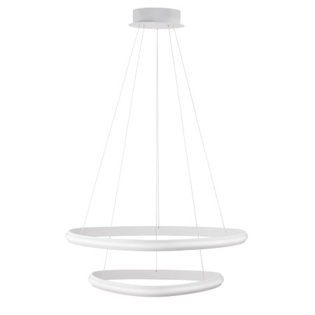 Piękna lampa Luces Exclusivas FUNZA LE41633 - kolor lampy - biały mat, materiał - aluminium/akryl