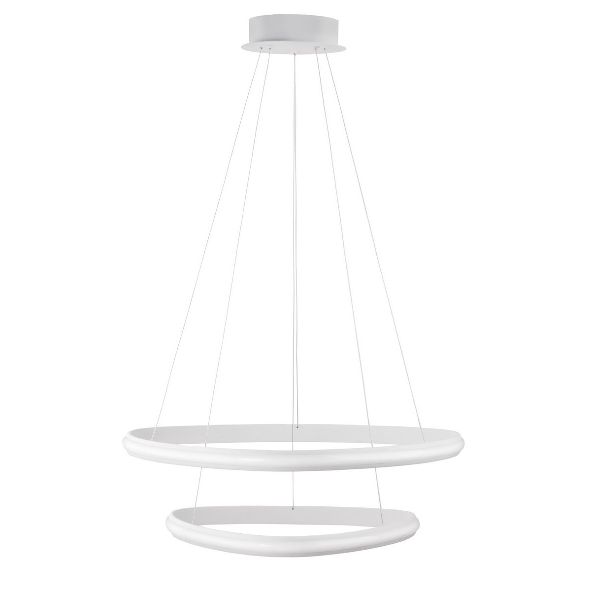 Piękna lampa Luces Exclusivas FUNZA LE41633 - kolor lampy - biały mat, materiał - aluminium/akryl