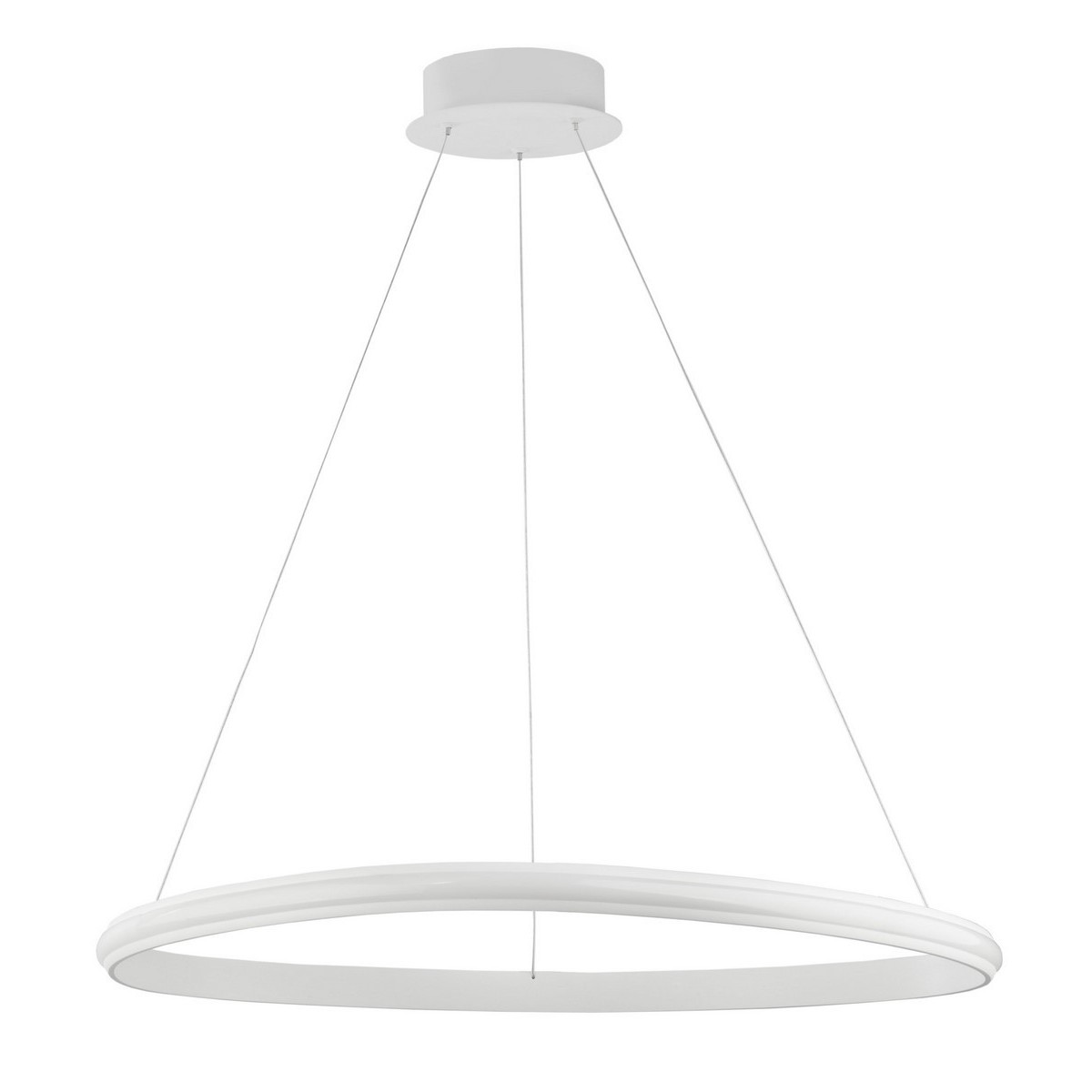 Nowoczesna lampa Luces Exclusivas FUNZA LE41634 - kolor lampy - biały mat, materiał - aluminium/akryl