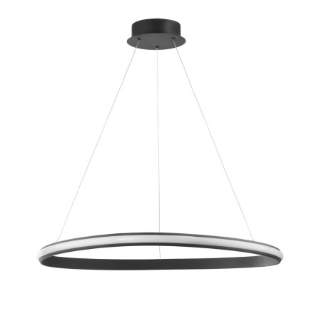 Stylowa lampa Luces Exclusivas FUNZA LE41635 - kolor lampy - czarny mat, materiał - aluminium/akryl