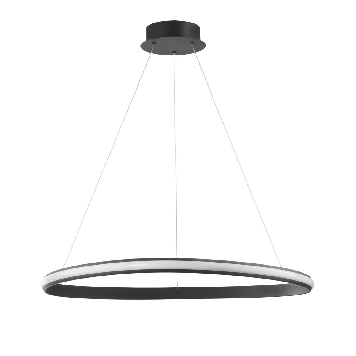 Stylowa lampa Luces Exclusivas FUNZA LE41635 - kolor lampy - czarny mat, materiał - aluminium/akryl