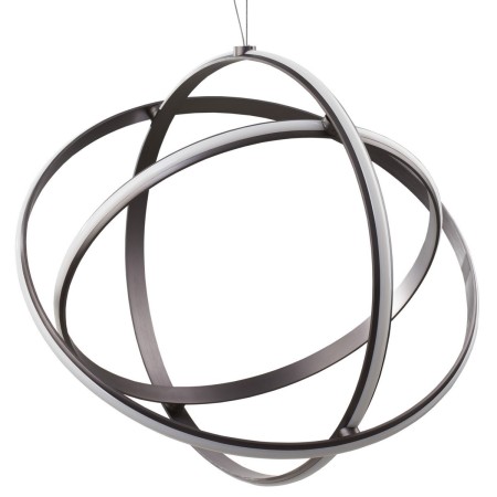 Niepowtarzalna lampa Luces Exclusivas GIJON LE41637 - kolor lampy - czarny/fioletowy, materiał - aluminium/akryl