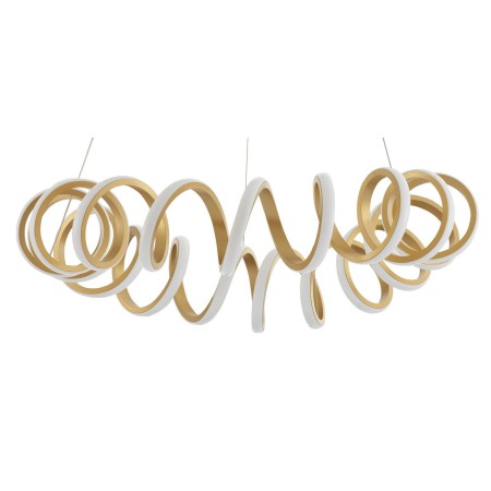 Wyjątkowa oprawa oświetleniowa Luces Exclusivas GODOY LE41642 - kolor lampy - piaskowane złoto, materiał - aluminium/szk