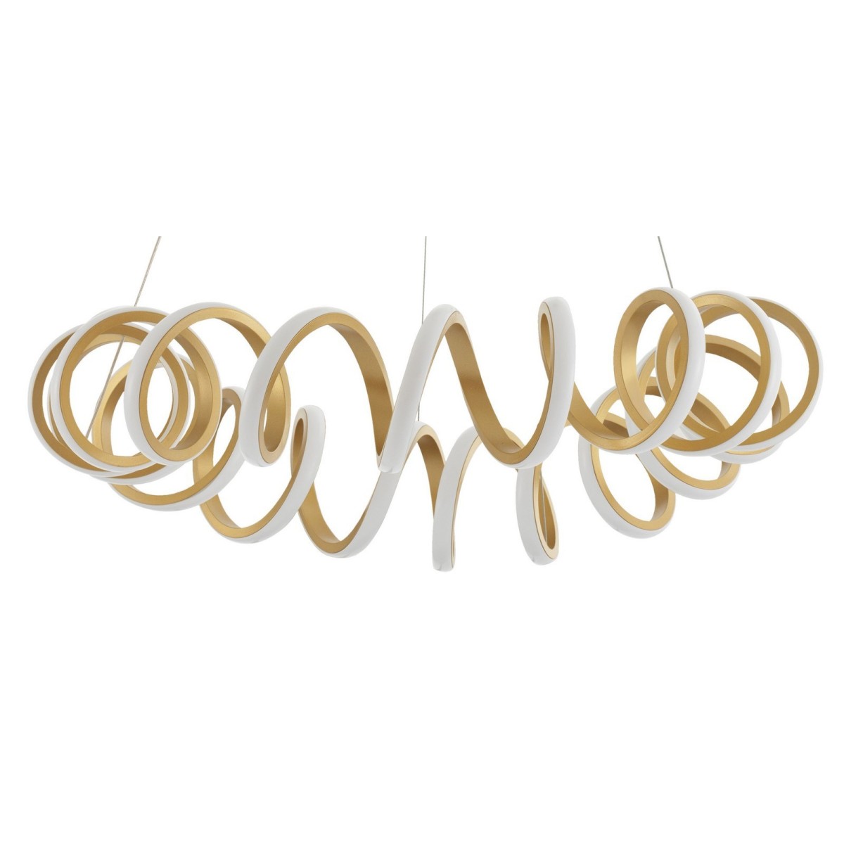 Wyjątkowa oprawa oświetleniowa Luces Exclusivas GODOY LE41642 - kolor lampy - piaskowane złoto, materiał - aluminium/szk