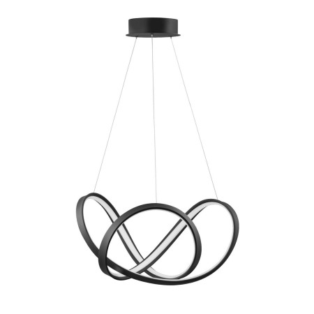 Niepowtarzalna lampa Luces Exclusivas GUIJO LE41643 - kolor lampy - czarny mat, materiał - aluminium/akryl