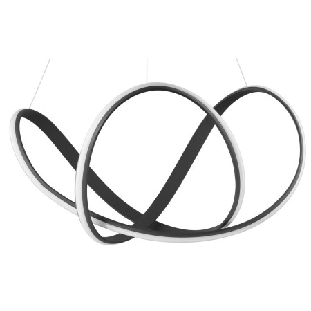 Piękna lampa Luces Exclusivas GUIJO LE41645 - kolor lampy - czarny mat, materiał - aluminium/akryl