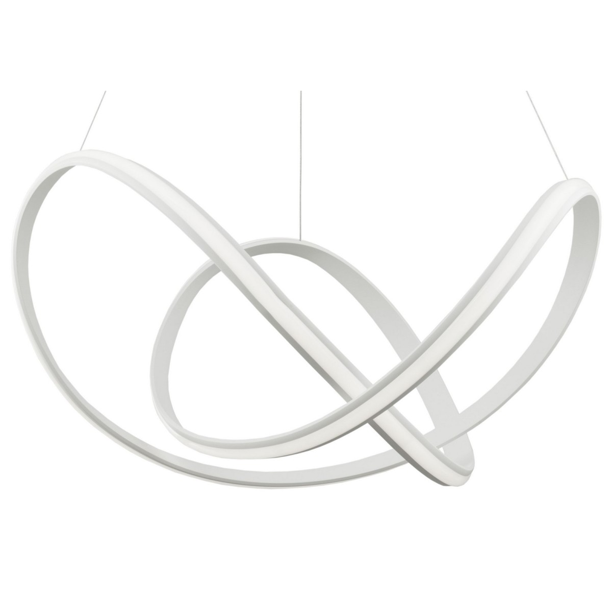 Nowoczesna lampa Luces Exclusivas GUIJO LE41646 - kolor lampy - biały mat, materiał - aluminium/akryl