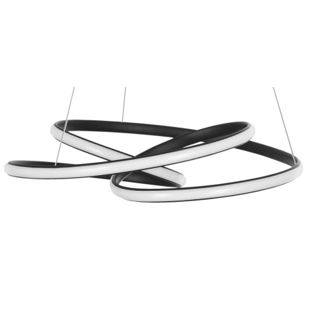 Stylowa lampa Luces Exclusivas IBIZA LE41653 - kolor lampy - czarny mat, materiał - aluminium/akryl