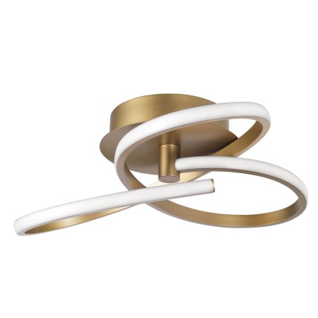 Niepowtarzalna lampa Luces Exclusivas JEREZ LE41655 - kolor lampy - szczotkowany złoty, materiał - aluminium