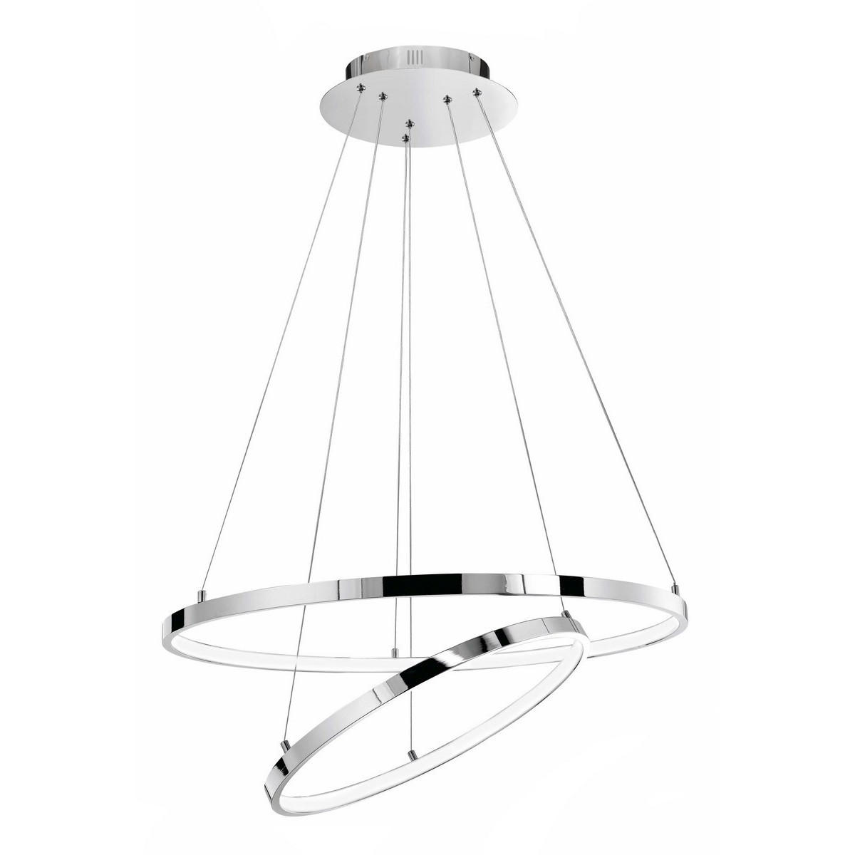 Nowoczesna lampa Luces Exclusivas LOBOS LE41670 - kolor lampy - chrom, materiał - aluminium