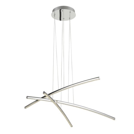 Piękna lampa Luces Exclusivas MERLO LE41681 - kolor lampy - chrom, materiał - aluminium