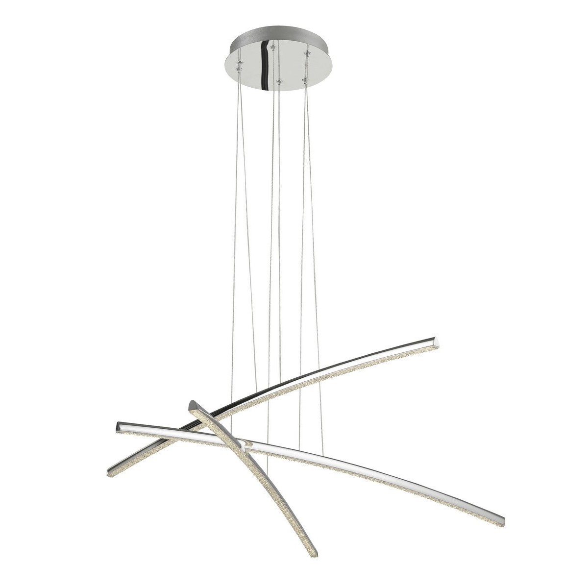 Piękna lampa Luces Exclusivas MERLO LE41681 - kolor lampy - chrom, materiał - aluminium