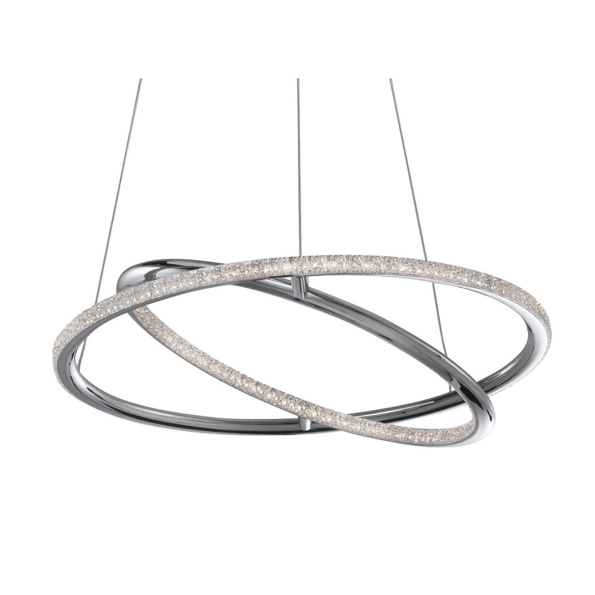 Stylowa lampa Luces Exclusivas MIAMI LE41684 - kolor lampy - chrom, materiał - aluminium