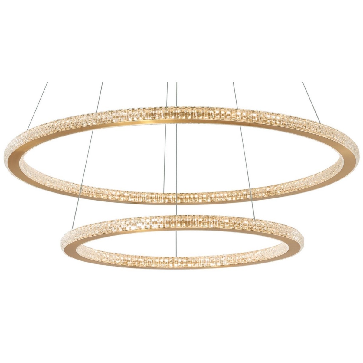 Wyjątkowa oprawa oświetleniowa Luces Exclusivas MONTE LE41691 - kolor lampy - złoty, materiał - aluminium/akryl