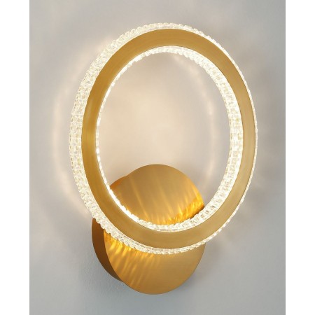 Niepowtarzalna lampa Luces Exclusivas MONTE LE41692 - kolor lampy - złoty, materiał - aluminium/akryl