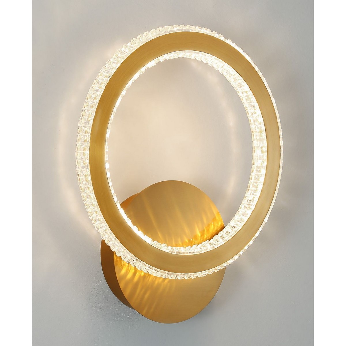Niepowtarzalna lampa Luces Exclusivas MONTE LE41692 - kolor lampy - złoty, materiał - aluminium/akryl