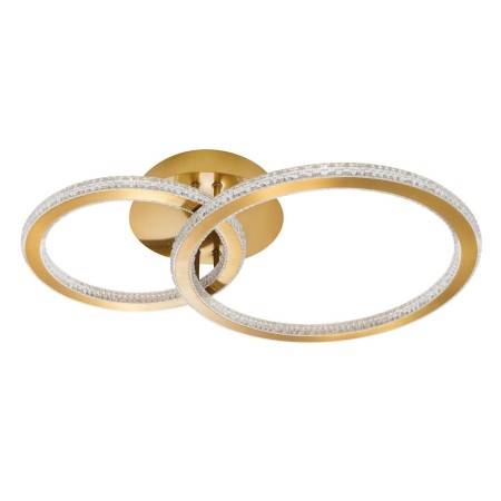 Piękna lampa Luces Exclusivas MONTE LE41694 - kolor lampy - złoty, materiał - aluminium/akryl