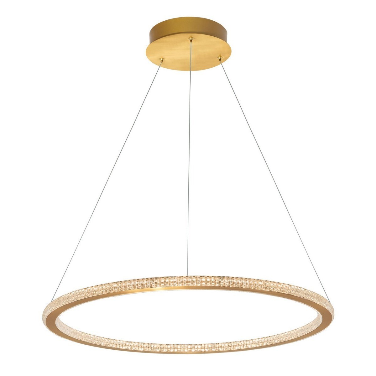 Nowoczesna lampa Luces Exclusivas MONTE LE41695 - kolor lampy - złoty, materiał - aluminium/akryl