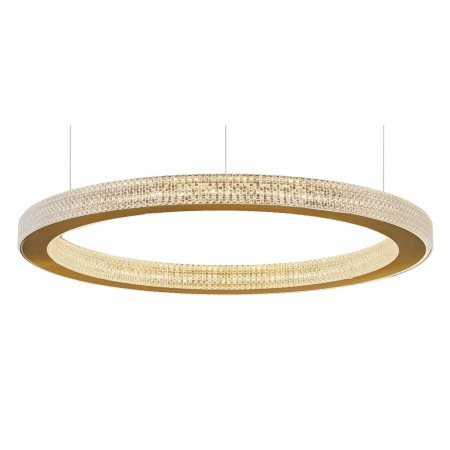 Niepowtarzalna lampa Luces Exclusivas MONTT LE41698 - kolor lampy - antyczny mosiądz, materiał - aluminium/akryl