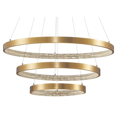 Niecodzienna lampa Luces Exclusivas MORON LE41699 - kolor lampy - antyczny mosiądz, materiał - aluminium/akryl