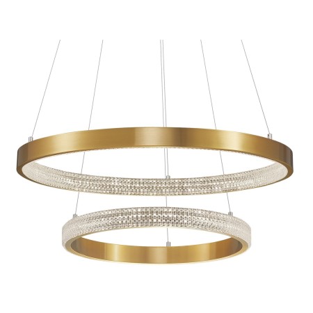 Piękna lampa Luces Exclusivas MORON LE41700 - kolor lampy - antyczny mosiądz, materiał - aluminium/akryl