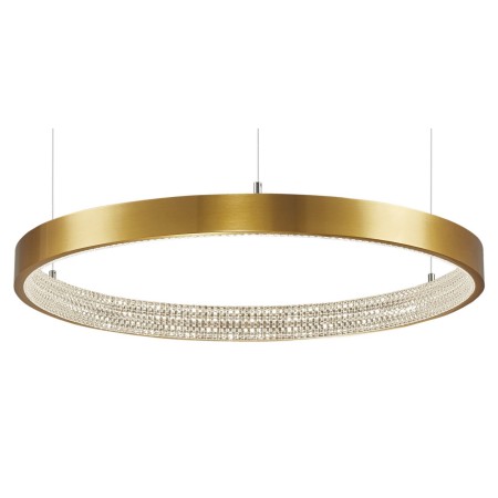 Niepowtarzalna lampa Luces Exclusivas MORON LE41704 - kolor lampy - antyczny mosiądz, materiał - aluminium/akryl