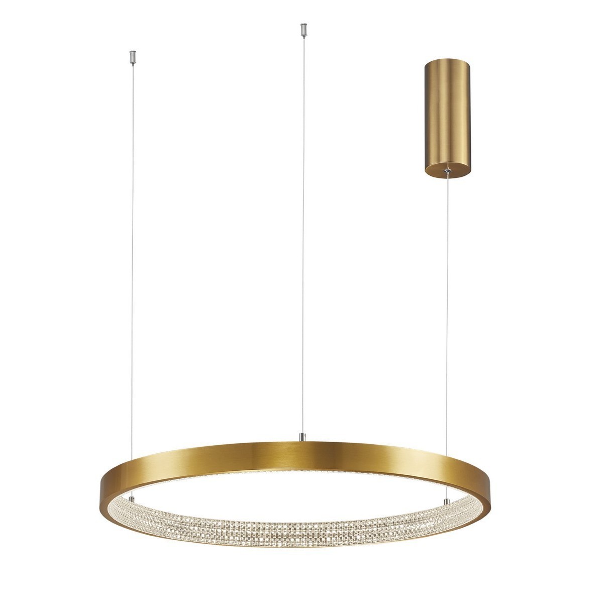 Niecodzienna lampa Luces Exclusivas MORON LE41705 - kolor lampy - antyczny mosiądz, materiał - aluminium/akryl