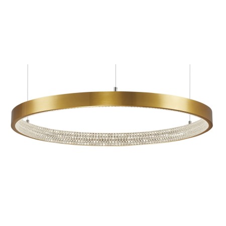 Niecodzienna lampa Luces Exclusivas MORON LE41705 - kolor lampy - antyczny mosiądz, materiał - aluminium/akryl