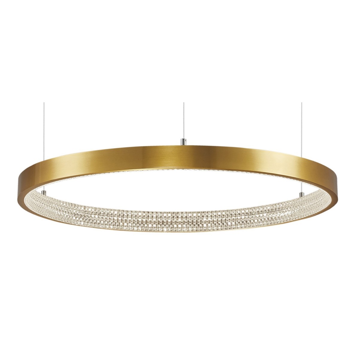 Niecodzienna lampa Luces Exclusivas MORON LE41705 - kolor lampy - antyczny mosiądz, materiał - aluminium/akryl