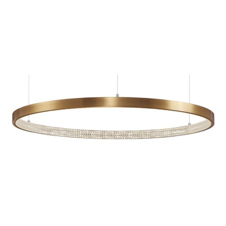 Piękna lampa Luces Exclusivas MORON LE41706 - kolor lampy - antyczny mosiądz, materiał - aluminium/akryl