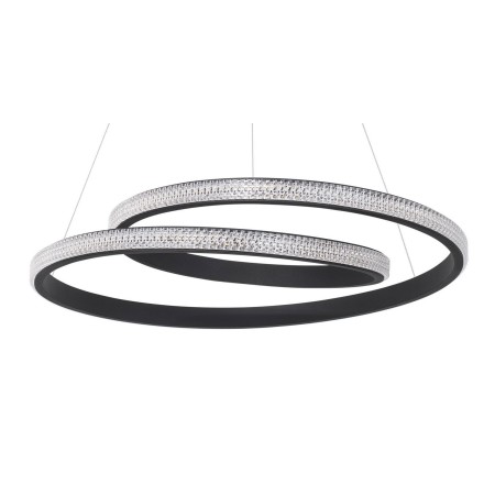 Nowoczesna lampa Luces Exclusivas OBERA LE41713 - kolor lampy - czarny, materiał - aluminium/akryl