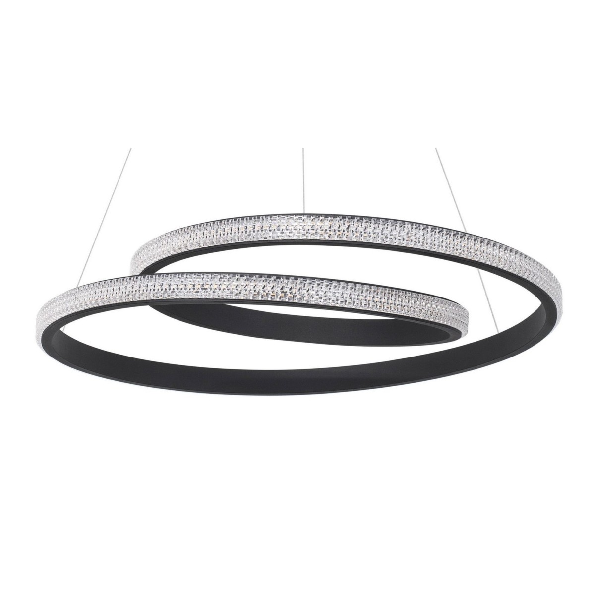 Nowoczesna lampa Luces Exclusivas OBERA LE41713 - kolor lampy - czarny, materiał - aluminium/akryl