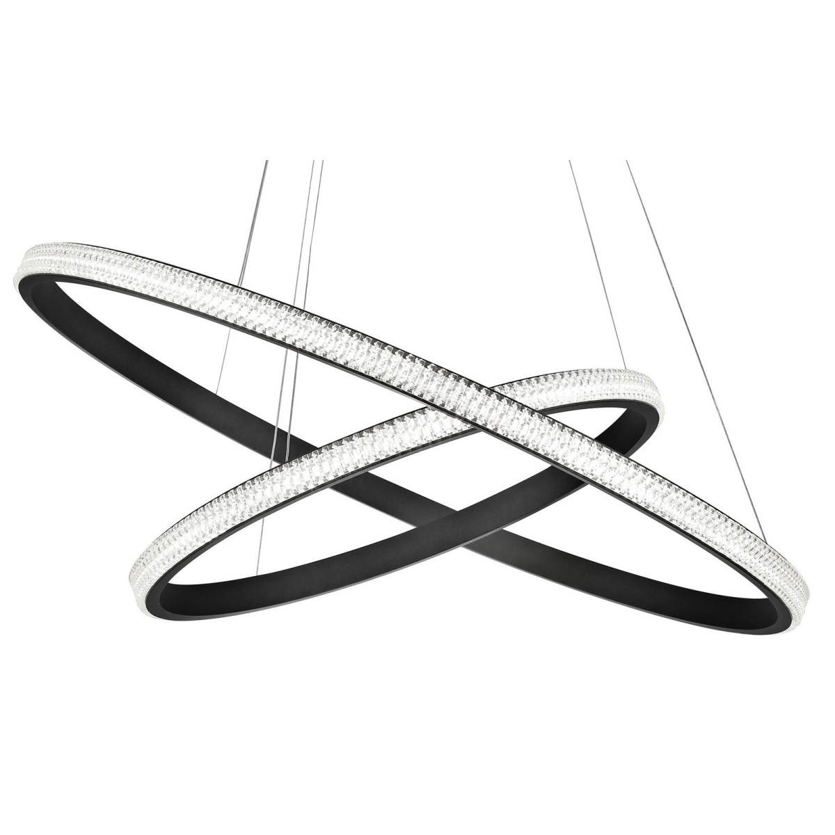 Wyjątkowa oprawa oświetleniowa Luces Exclusivas OCANA LE41715 - kolor lampy - czarny mat, materiał - aluminium/akryl