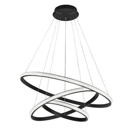Niepowtarzalna lampa Luces Exclusivas OCANA LE41716 - kolor lampy - czarny mat, materiał - aluminium/akryl