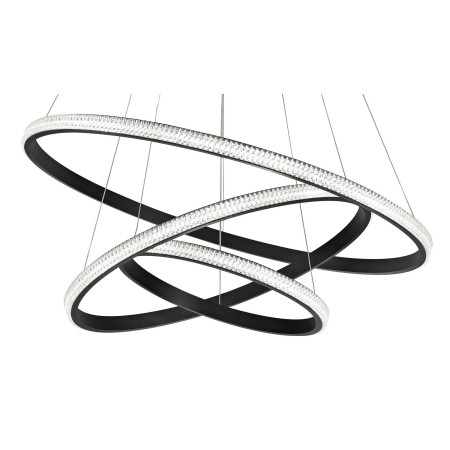 Niepowtarzalna lampa Luces Exclusivas OCANA LE41716 - kolor lampy - czarny mat, materiał - aluminium/akryl