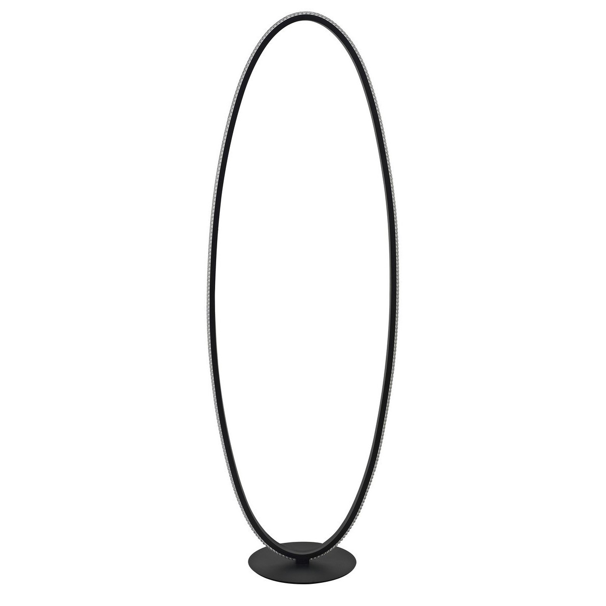 Stylowa lampa Luces Exclusivas OCANA LE41720 - kolor lampy - czarny mat, materiał - aluminium/akryl